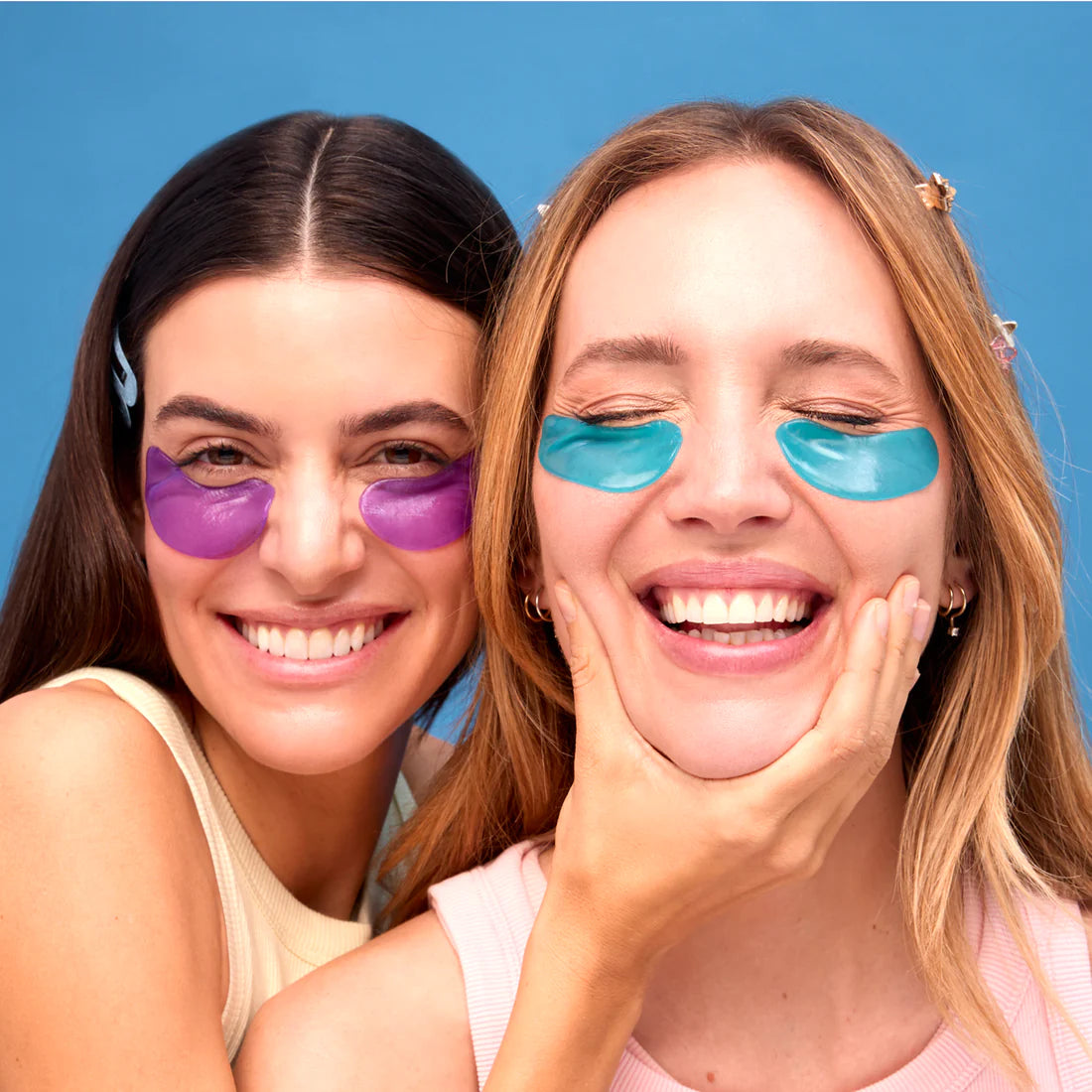 Mascarilla para ojos con ácido hialurónico, máxima hidratación, con aloe vera y vitamina E | Biovène