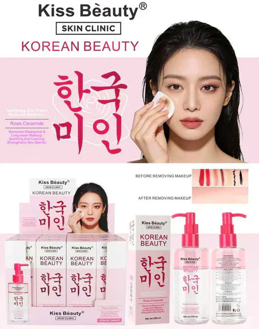 Desmaquillante Coreano bifásico rosas+ceramidas