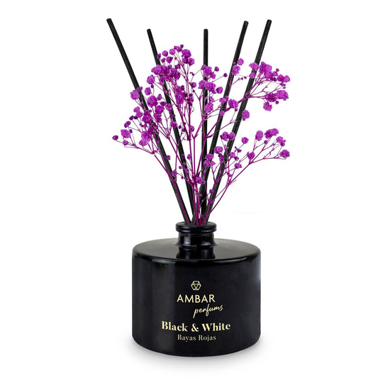 Ambientador Mikado Bayas Rojas Black & White 40 ml – AMBAR
