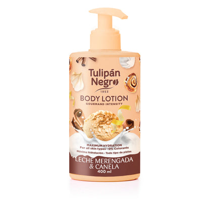 Body Lotion Tulipán Negro Leche Merengada & Canela  400 ml