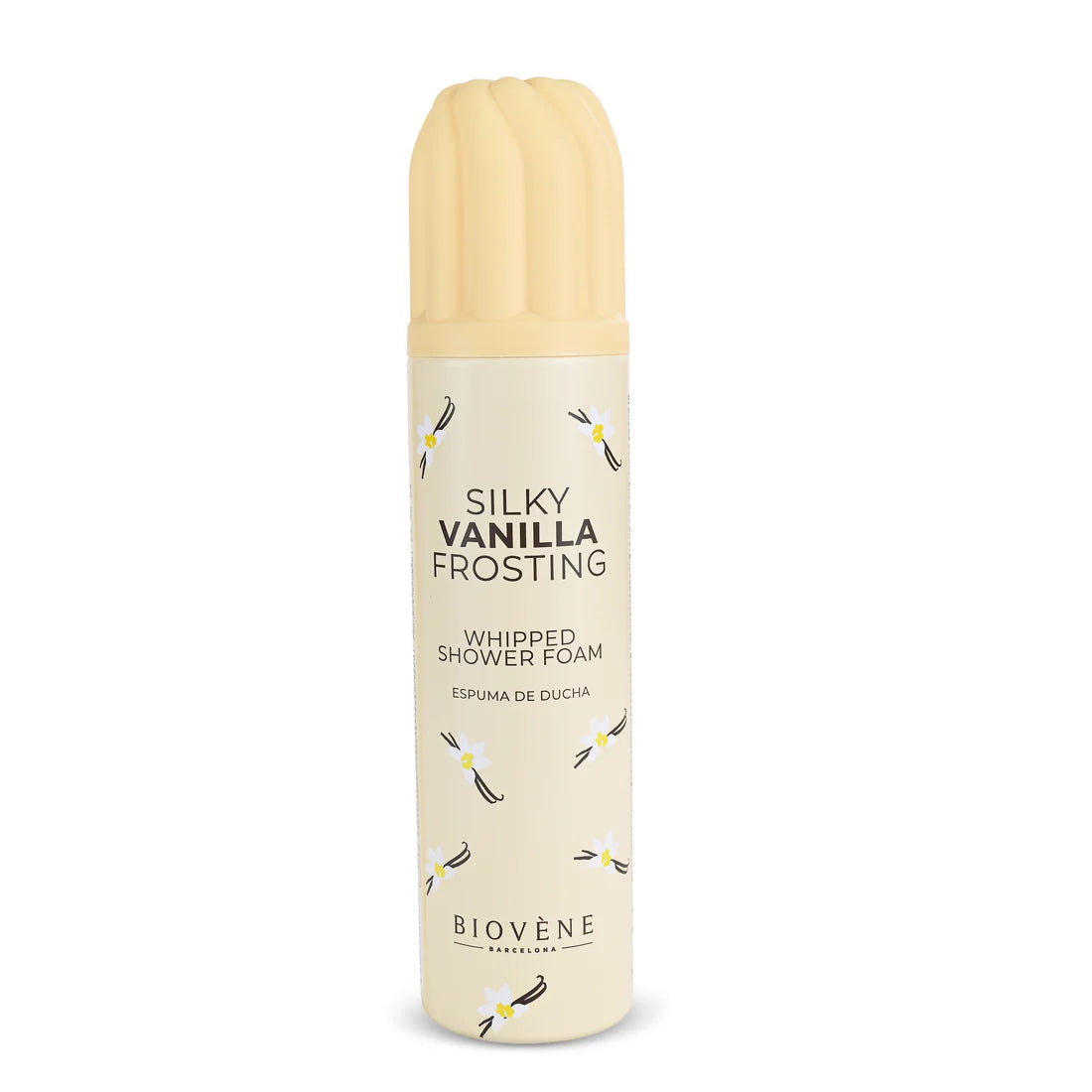 ESPUMA DE DUCHA BATIDA con glaseado de vainilla sedoso