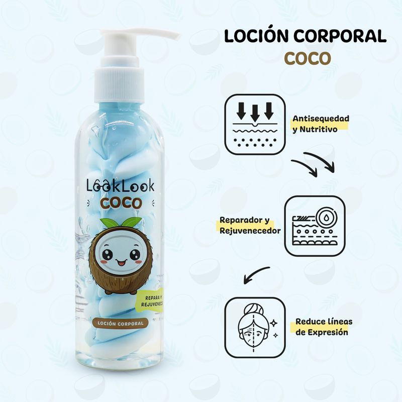 Loción corporal Bicolor COCO – LOOK LOOK