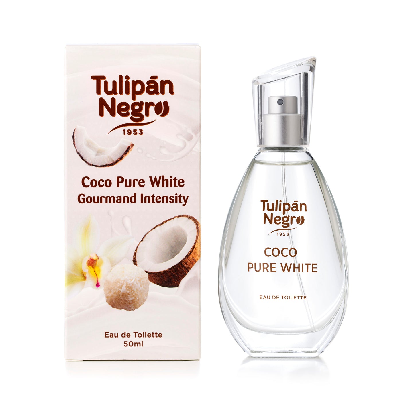 Agua de Colonia Coco Pure White 50 ml - Tulipán Negro