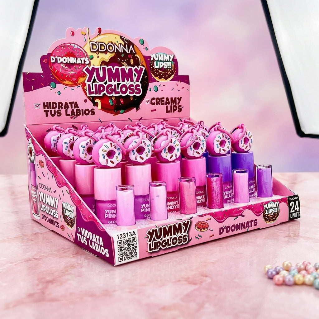Brillo de Labios Donuts | Lip Gloss Yummy D’Donnats