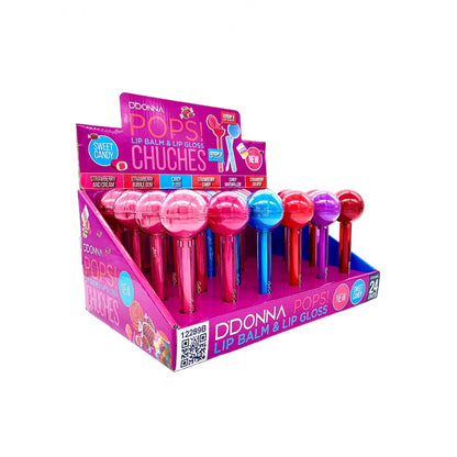 BÁLSAMO + BRILLO LABIAL POPS CANDY - DDONNA