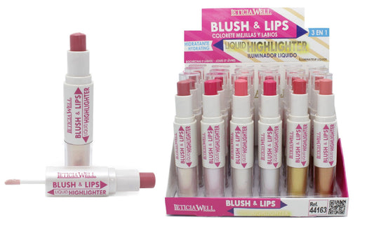 ILUMINADOR + COLORETE MEJILLAS Y LABIOS - Leticia Well