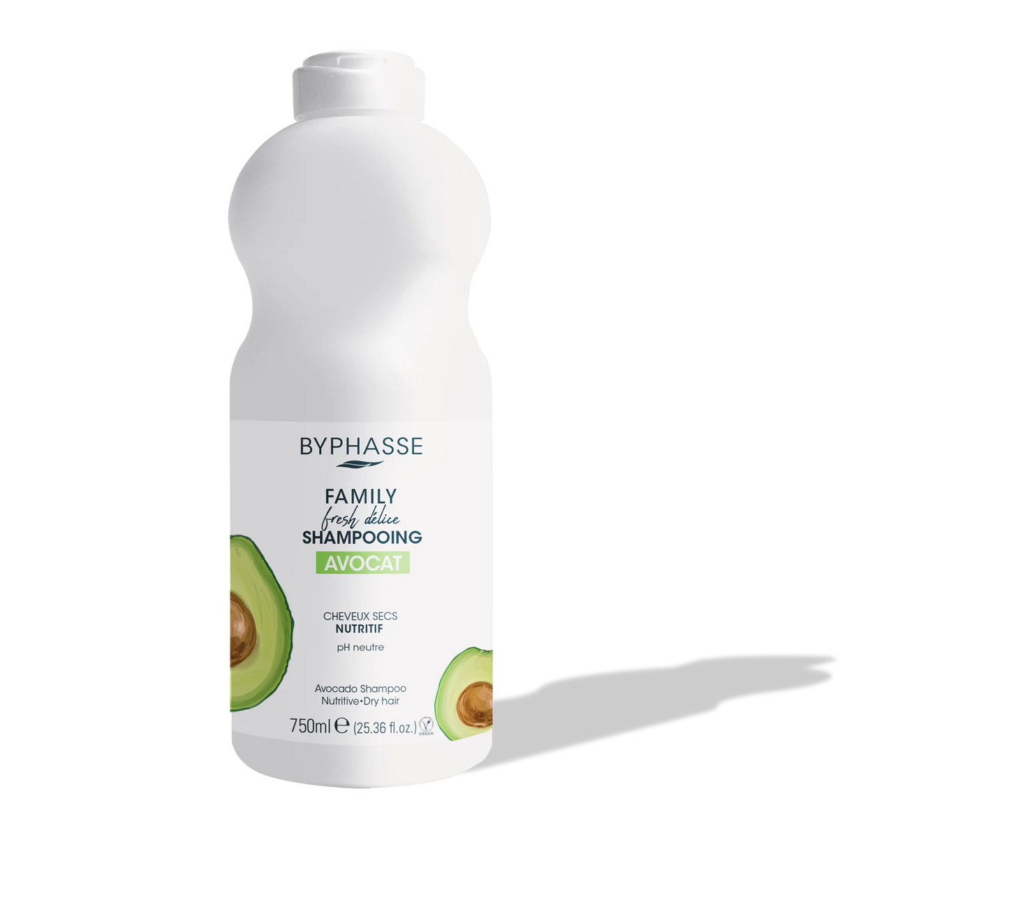 CHAMPÚ AGUACATE NUTRITIVO CABELLO SECO 750ML- BYPHASSE