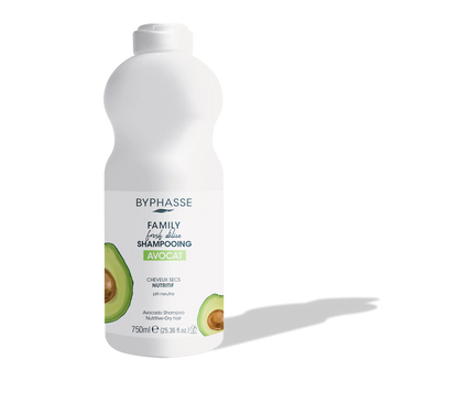 CHAMPÚ AGUACATE NUTRITIVO CABELLO SECO 750ML- BYPHASSE