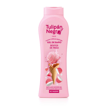 Gel de Baño Tulipán Negro Besitos de Fresa 650 ML