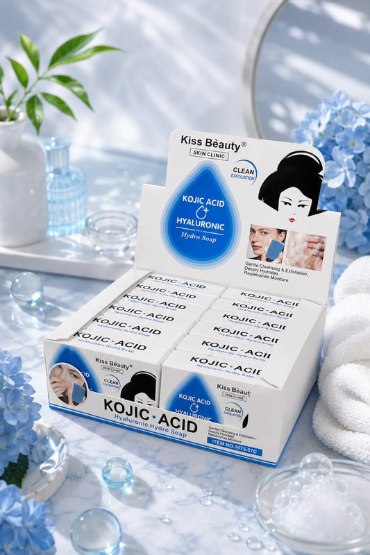 Pastilla jabón hyaluronic Acid Kojic Koreano