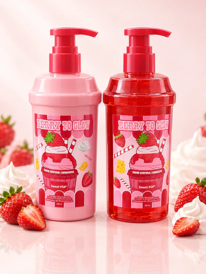 Gel y loción Berry on top fresa y nata