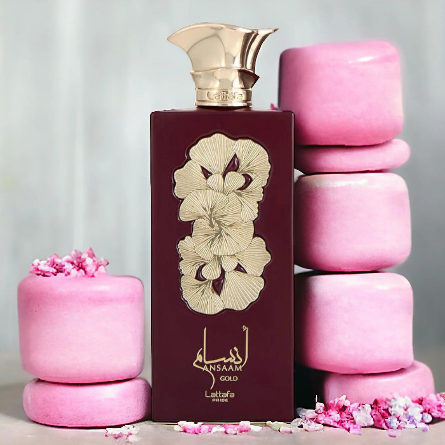 ANSAAM GOLD - Lattafa Pride Perfumes - Ansaam Gold Lattafa perfume árabe para mujer, de larga duración, 100 ml, Lattafa Perfume para Mujer: Aroma Exquisito y Duradero, Perfumes árabes de Dubai