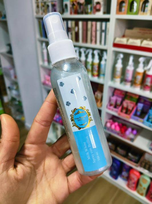 Bruma Spray con brillos Biancolate MILK WHITE 130ML