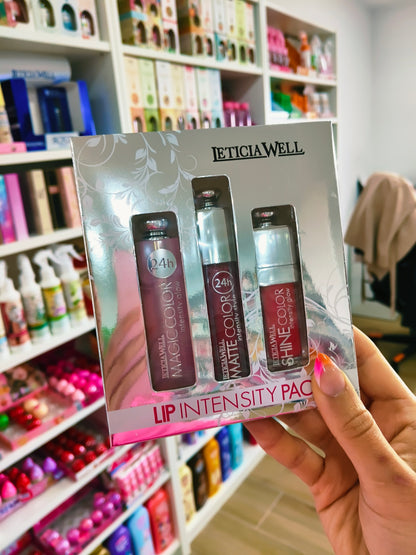 Set Labiales Inspiración - Lip Intensity Pack (set de 3 piezas) – LETICIA WELL