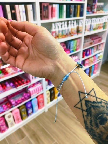 Pulsera Estrella Marina Ajustable con Piedras Preciosas