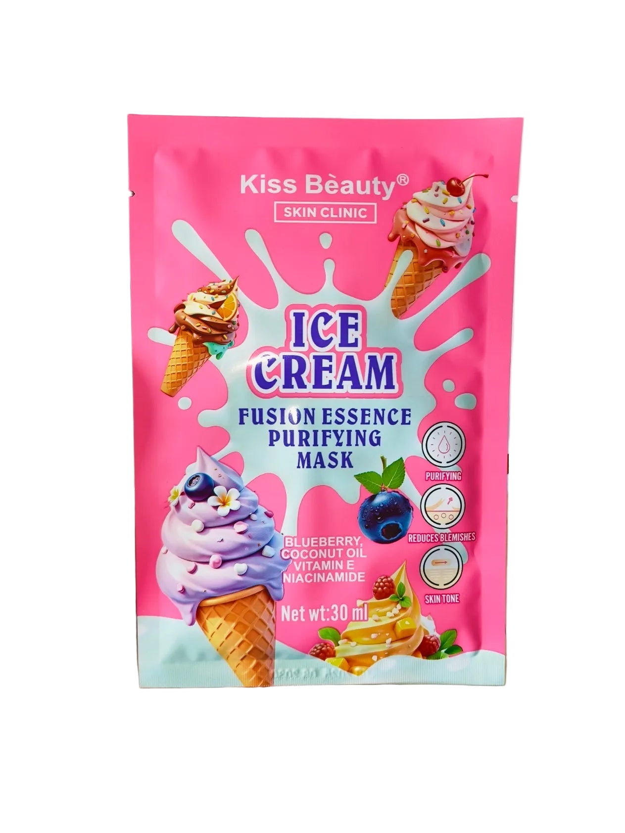 Mascarilla Facial Purificante Ice Cream