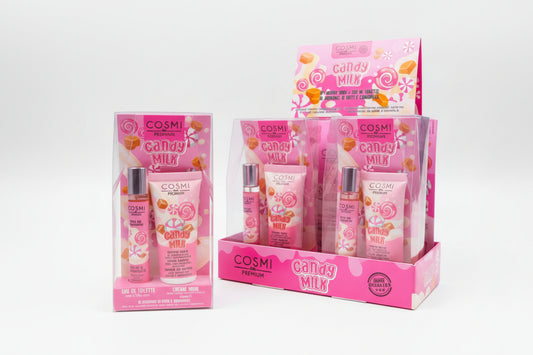 Set crema + mini Perfume Leche y Caramelo