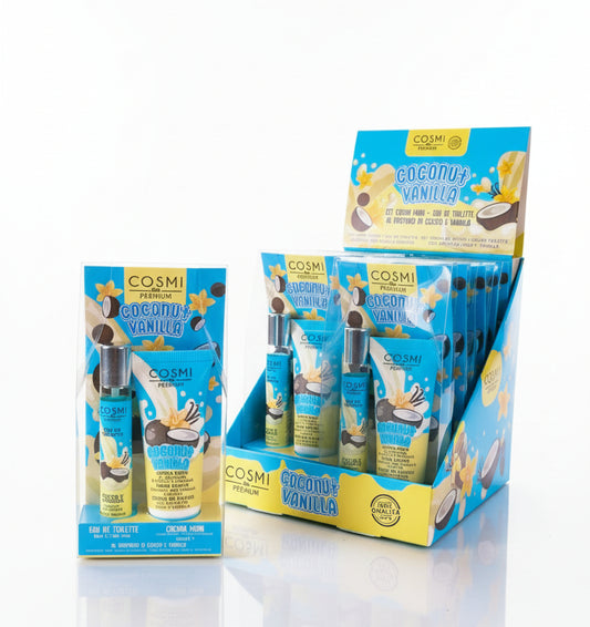 Set crema + mini Perfume Coco y Vainilla