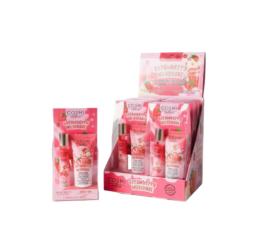 Set crema + mini Perfume Fresa y Nata