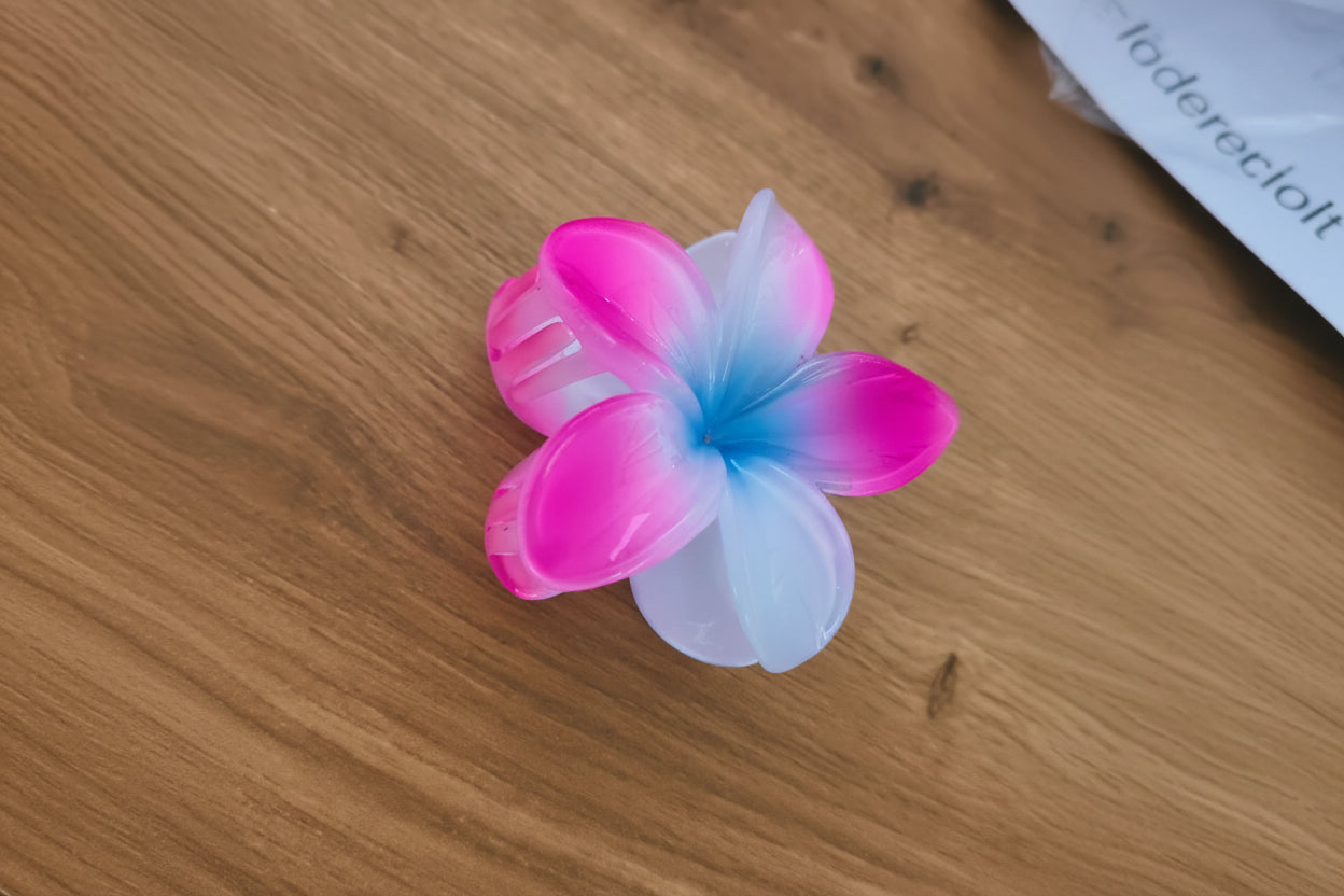 Pinza Pelo Flor Hawaiana