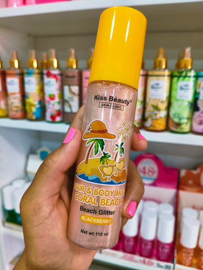 Body & Hair Body Mist Bruma para Pelo y Cuerpo con Brillo