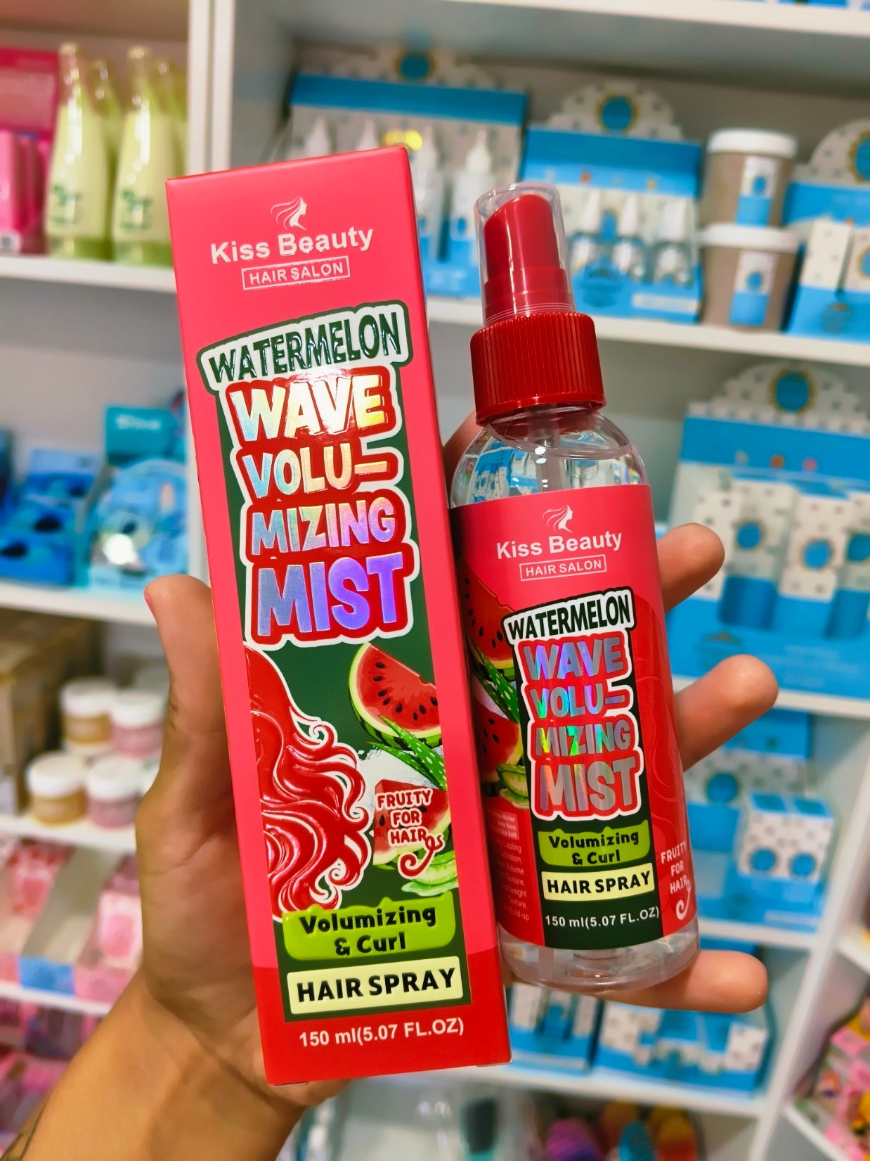 Spray cabello volumen y rizos sandía sin aclarado