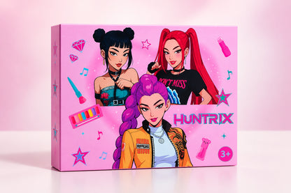Caja de Maquillaje infantil Guerreras K-Pop - Demon Hunters - HUNTRIX