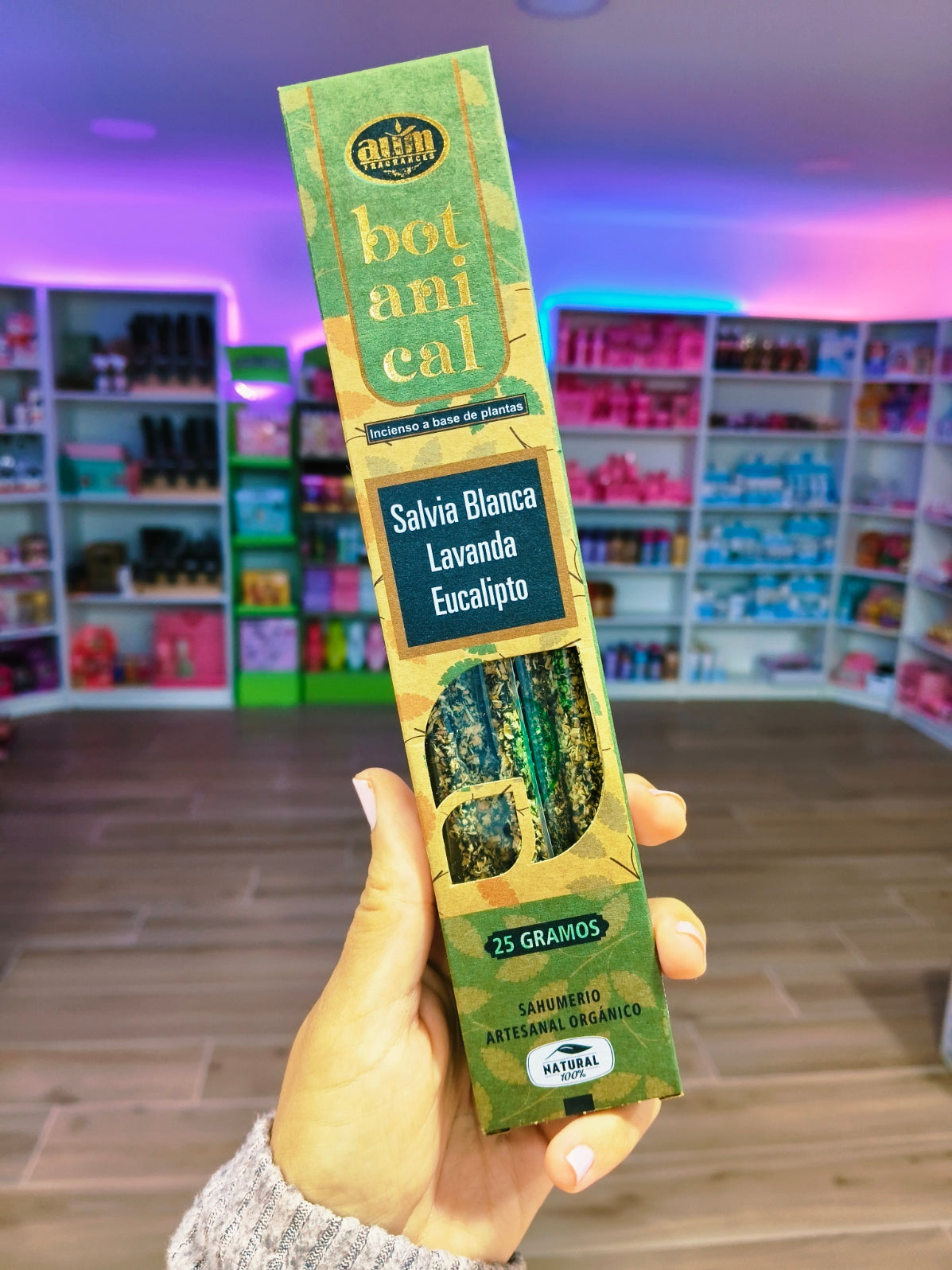 Incienso de Salvia Blanca, Lavanda y Eucalipto para Limpieza Energética y Armonía