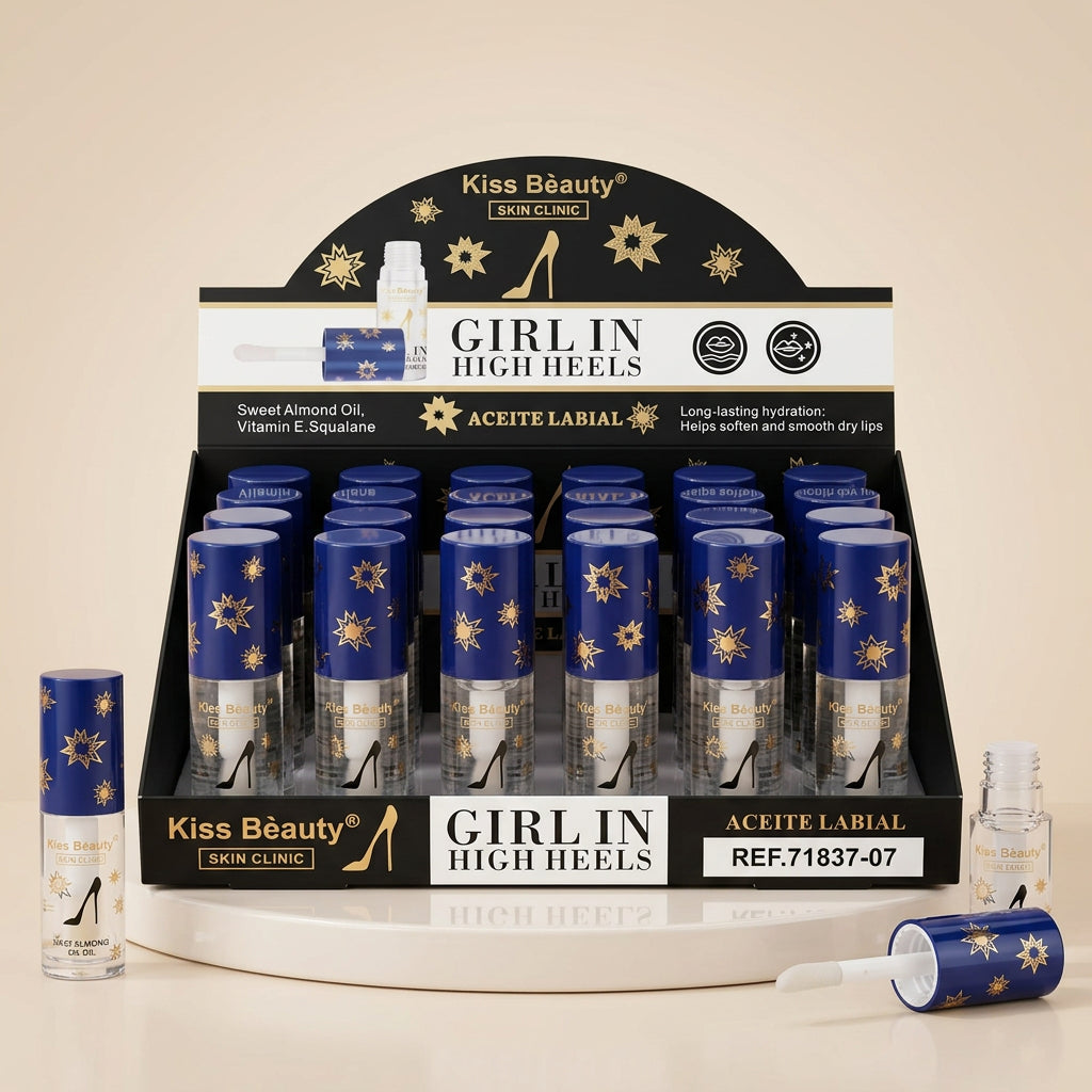 Aceite Labial Girl in High Heels (Tacón) - Kiss Beauty