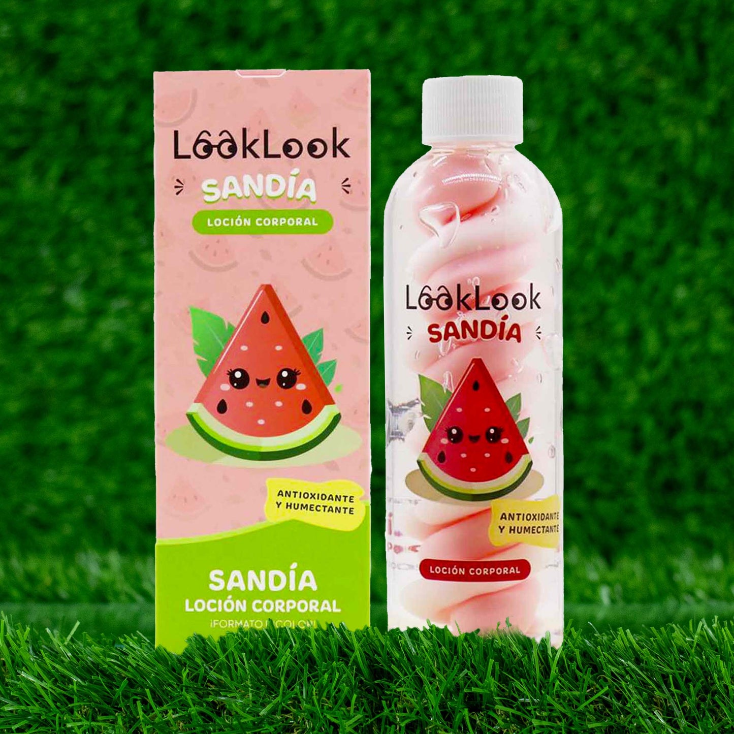 Loción corporal Bicolor SANDÍA – LOOK LOOK