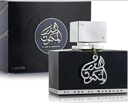 ¡¡LOTE!! AL DUR AL MAKNOON SILVER 100ml para Hombre y AL DUR AL MAKNOON GOLD 100ml para Mujer - LATTAFA