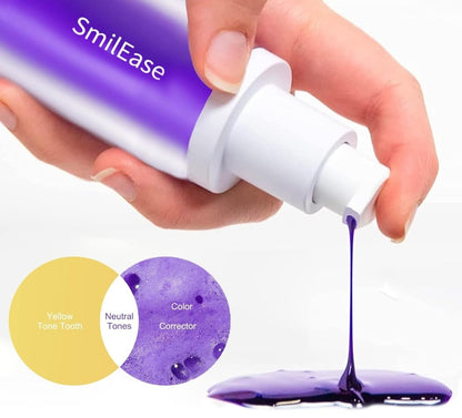 BLANQUEADOR DENTAL - PASTA DE DIENTES MORADA - SMILE EASE