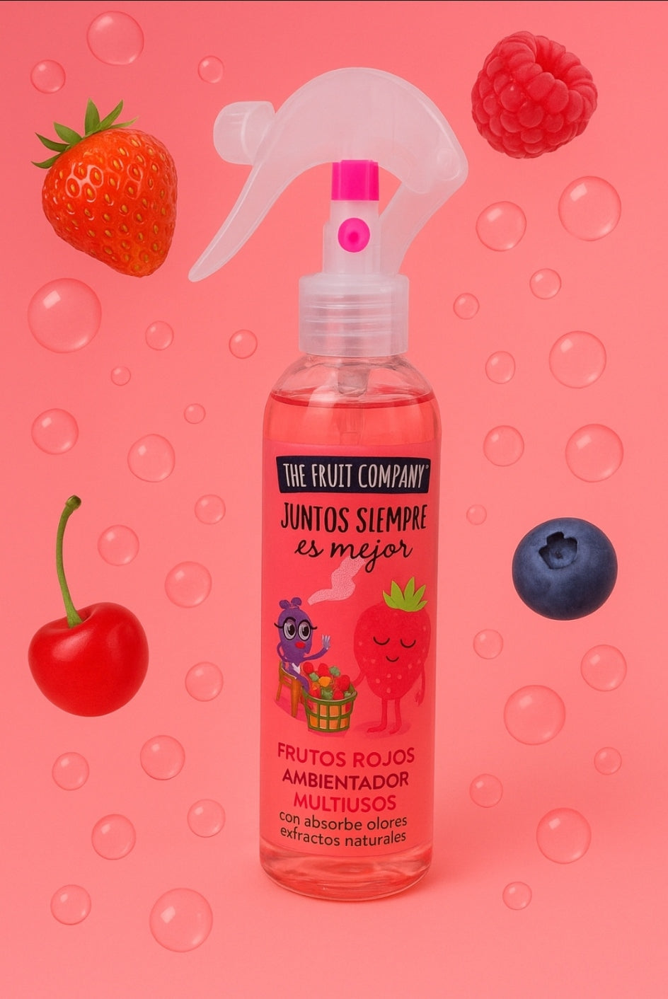 SPRAY AMBIENTADOR FRUTOS ROJOS MULTIUSOS The Fruit Company Loba spray-ambientador-frutos-rojos-multiusos-the-fruit-company-loba
