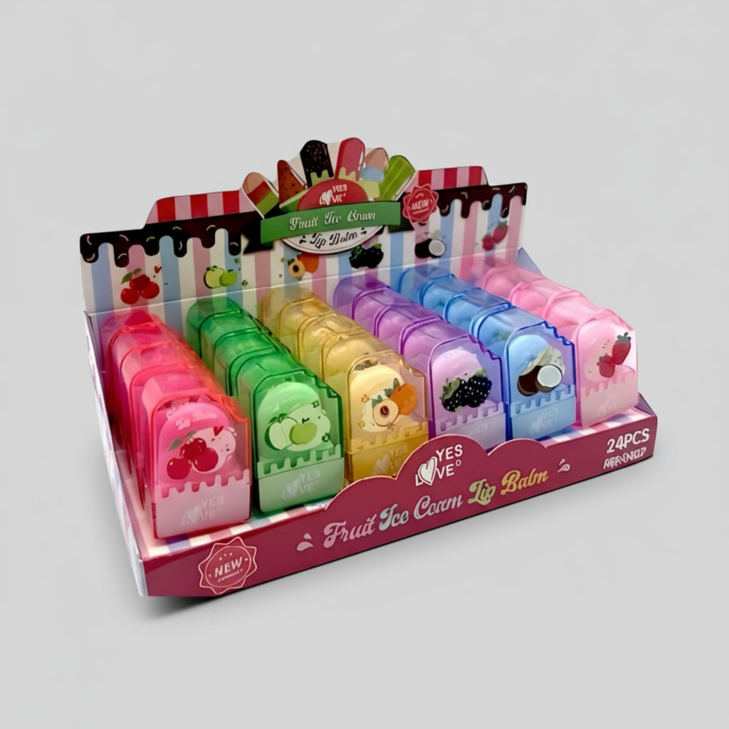Bálsamo de labios paleta de helado de frutas