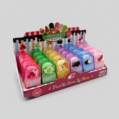 Bálsamo de labios paleta de helado de frutas