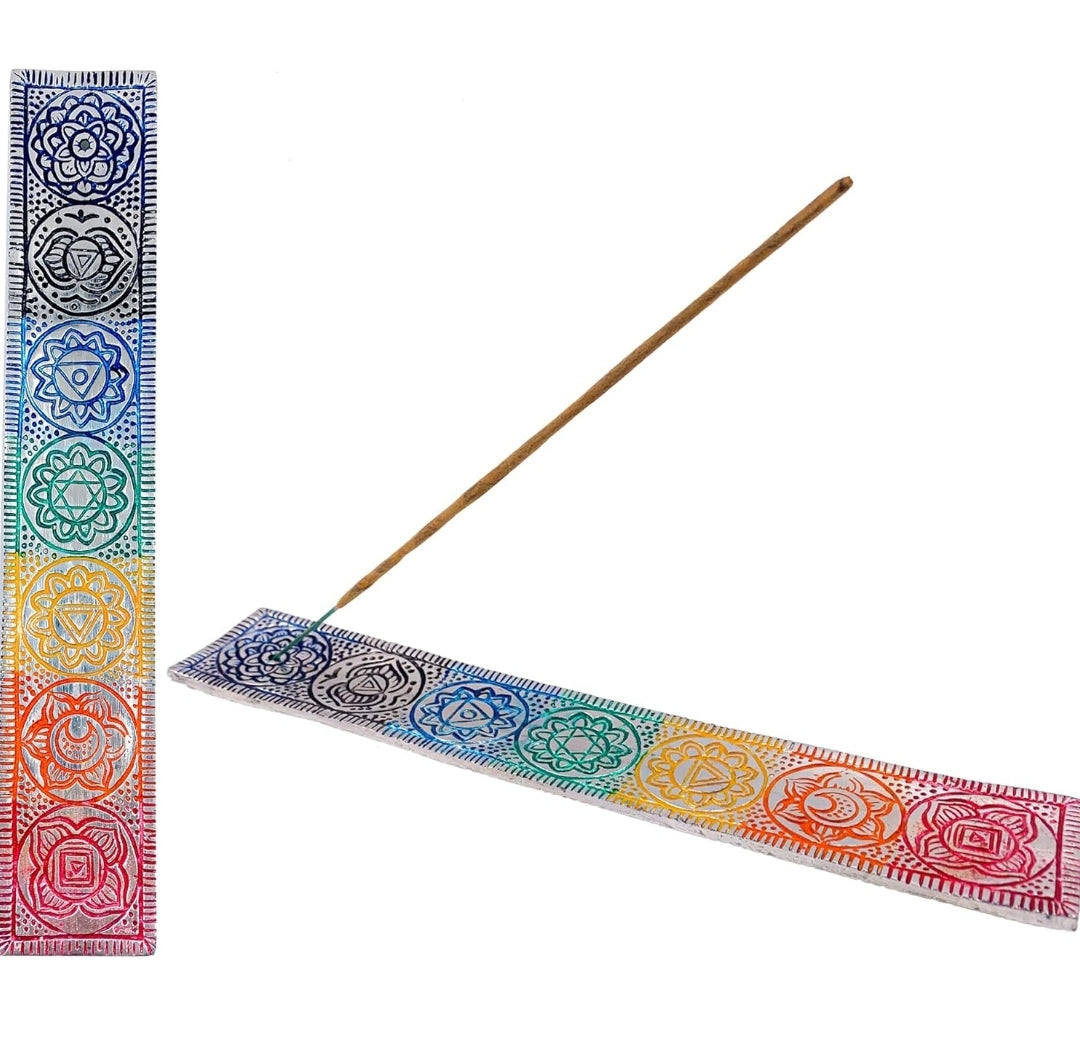 Quemador de Incienso 7 Chakras Aluminio