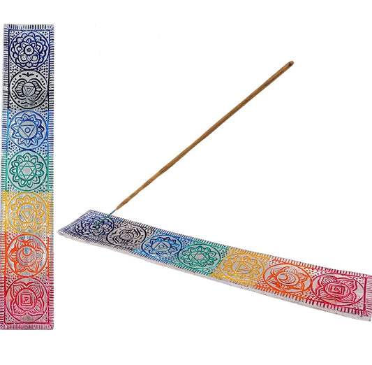 Quemador de Incienso 7 Chakras Aluminio