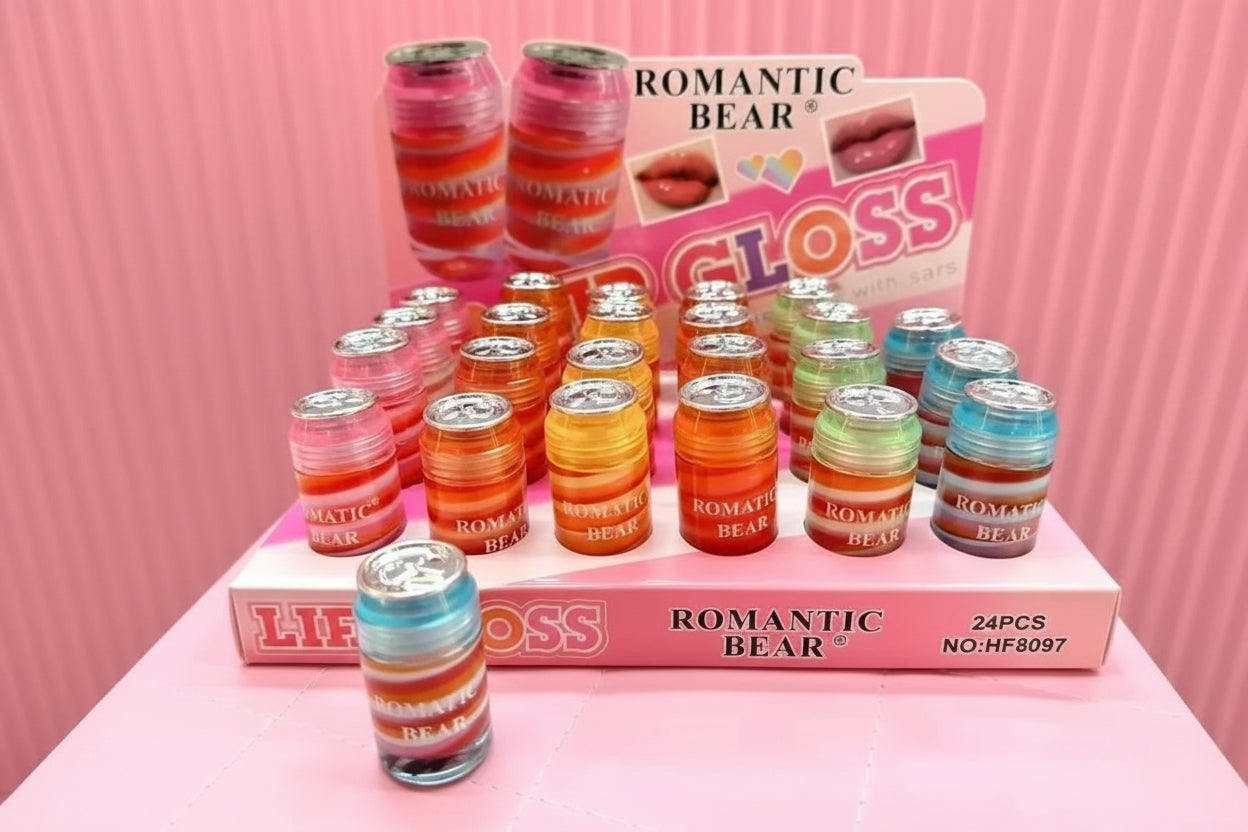 Brillo Bicolor Lata de Refresco Soda Glossy Pop