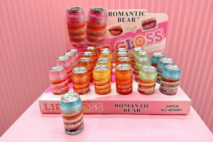 Brillo Bicolor Lata de Refresco Soda Glossy Pop