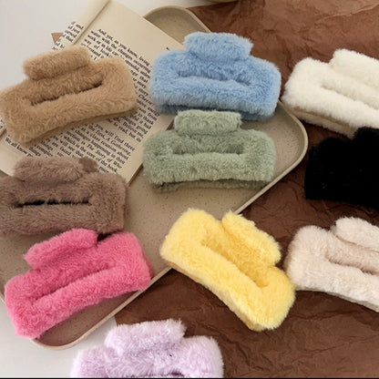 Pinza de Cabello Fuerte de Peluche