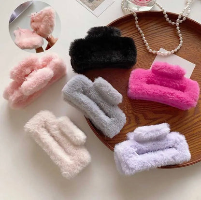 Pinza de Cabello Fuerte de Peluche