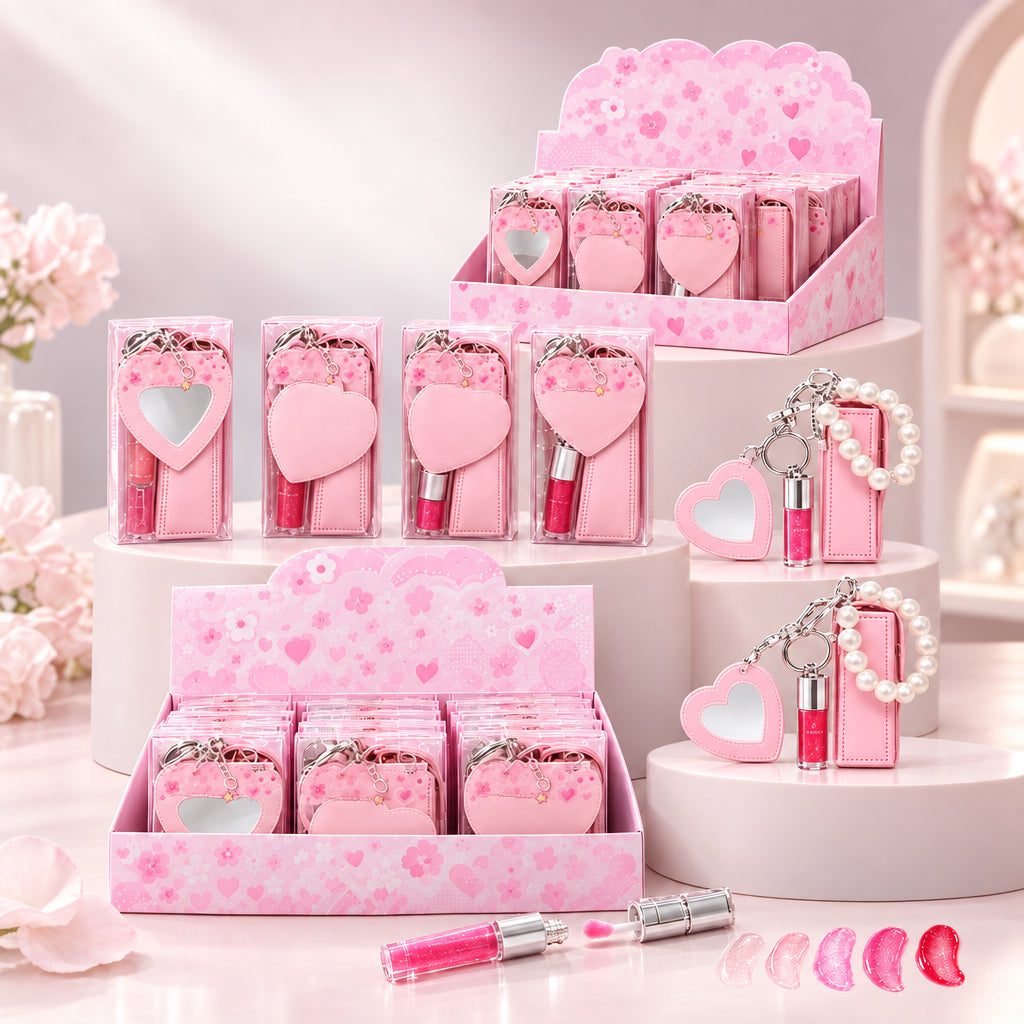 Set de lip gloss 4 en 1✨🌸