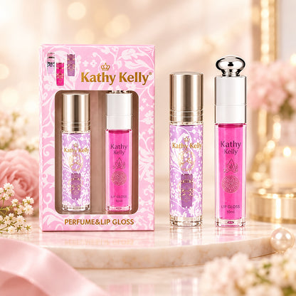 Set Yara perfume en aceite roll-on + Lip Gloss