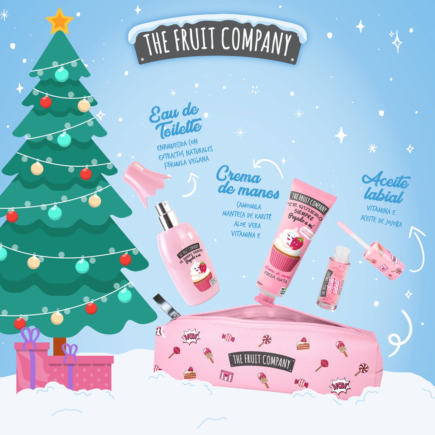 Set Pack Regalo Fresa y Nata – TFC