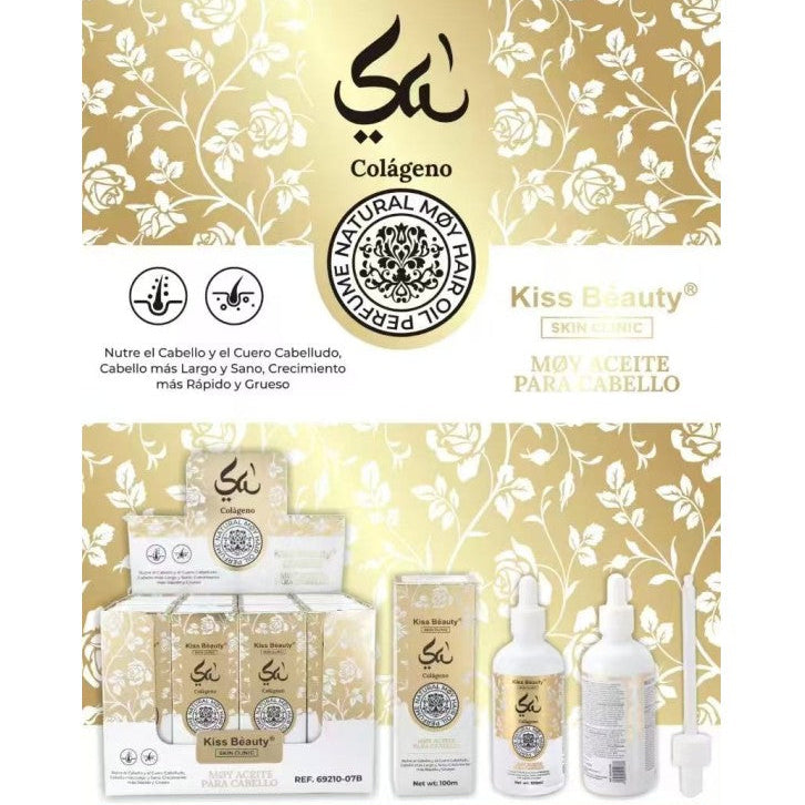 Aceite de crecimiento para Cabellos Yara Moi Colágeno | Kiss Beauty