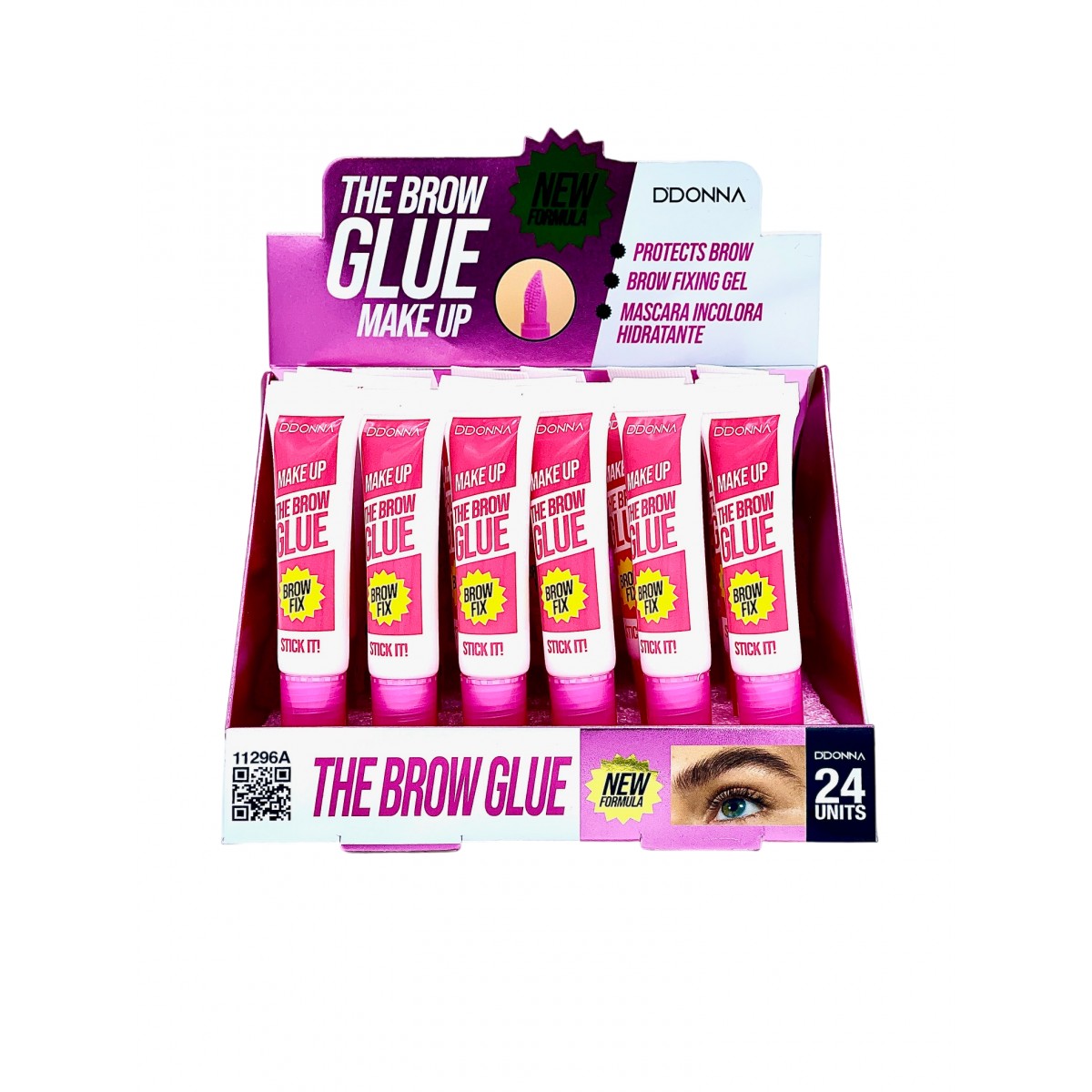 Gel Fijador de Cejas Transparente Hidratante - DDONNA