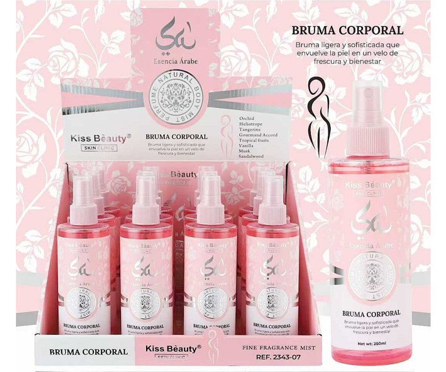 BRUMA CORPORAL YARA ESENCIA ARABE 250ML. KISS BEAUTY