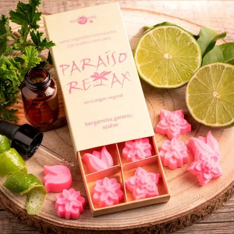 Ceras Estimulantes «Paraíso Relax» 100%vegetales