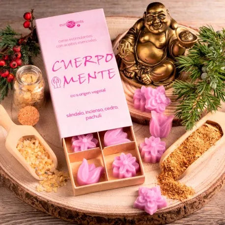 Ceras Estimulantes «Cuerpo y mente» 100%vegetales