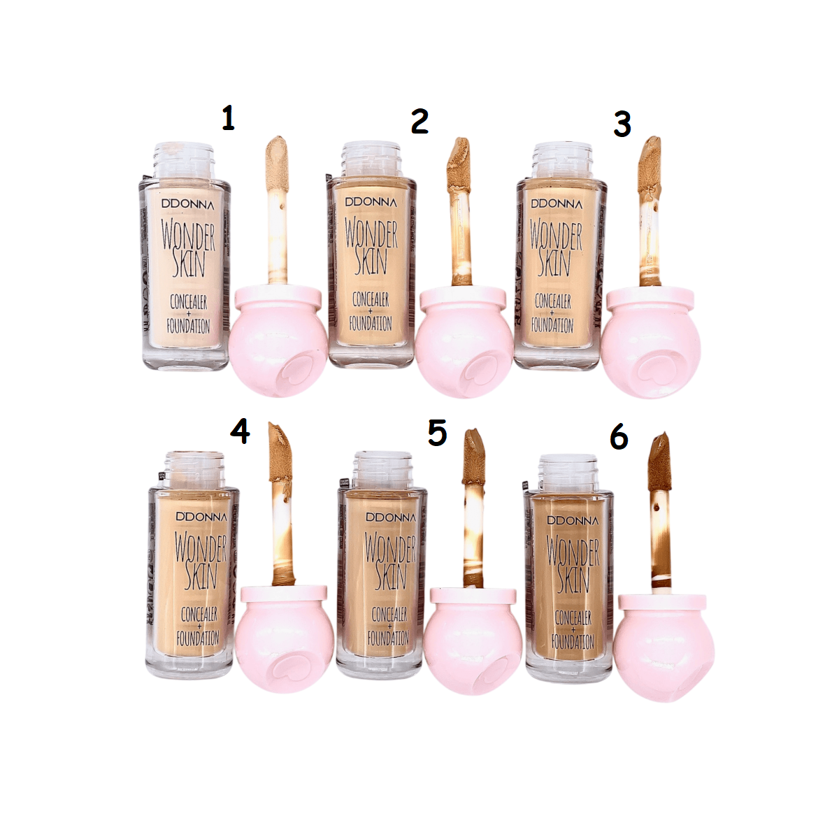 Base de Maquillaje y Corrector Wonder Skin 2en1 - D'Donna